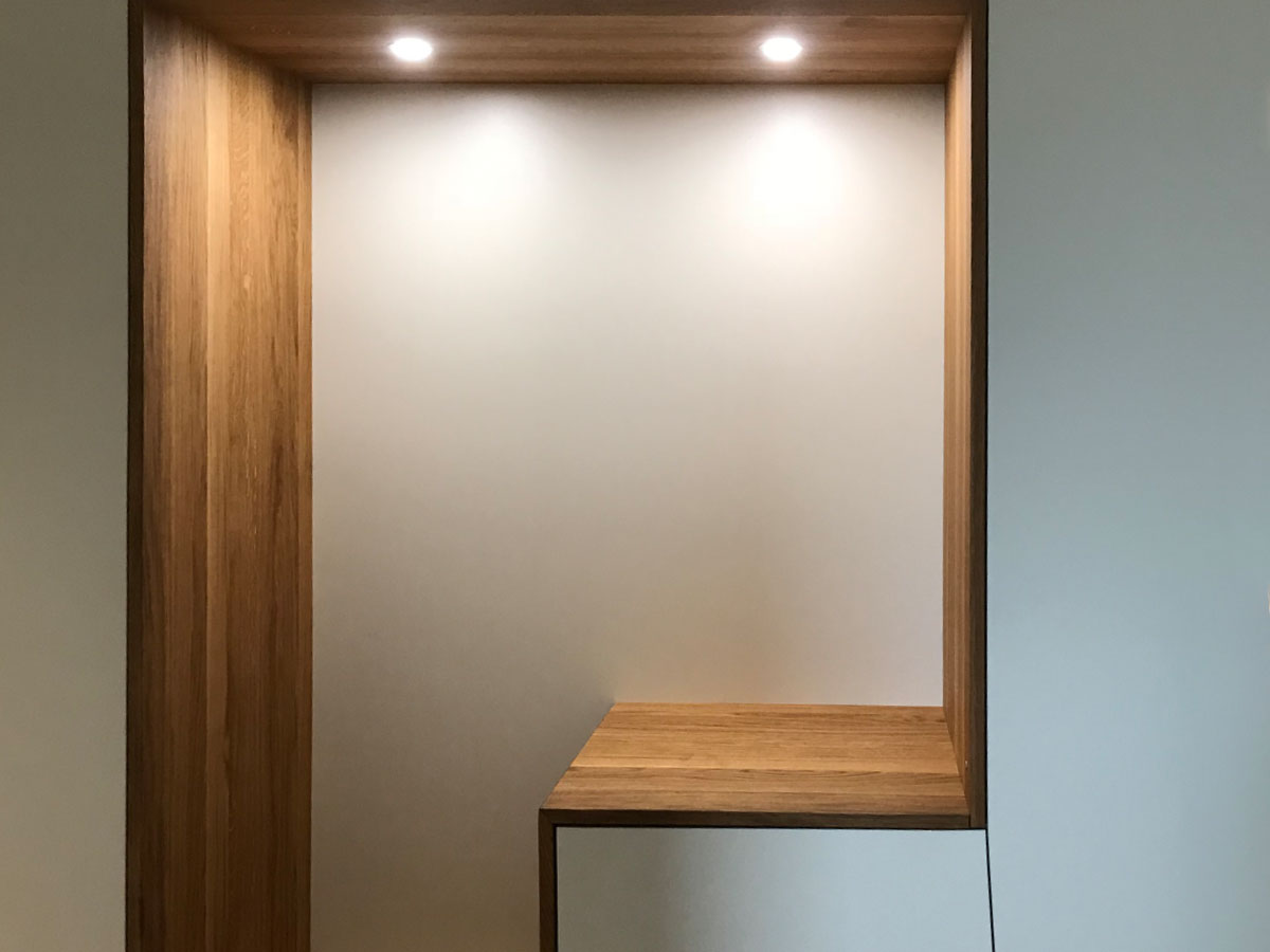 Einbauschrank mit Gaderobe
